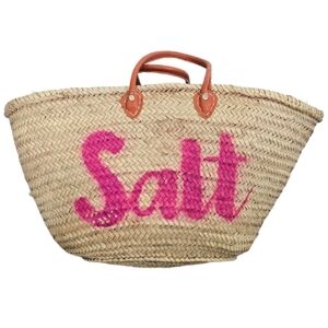 MISA Los Angeles "Salt" Large Basket Woven Tote
